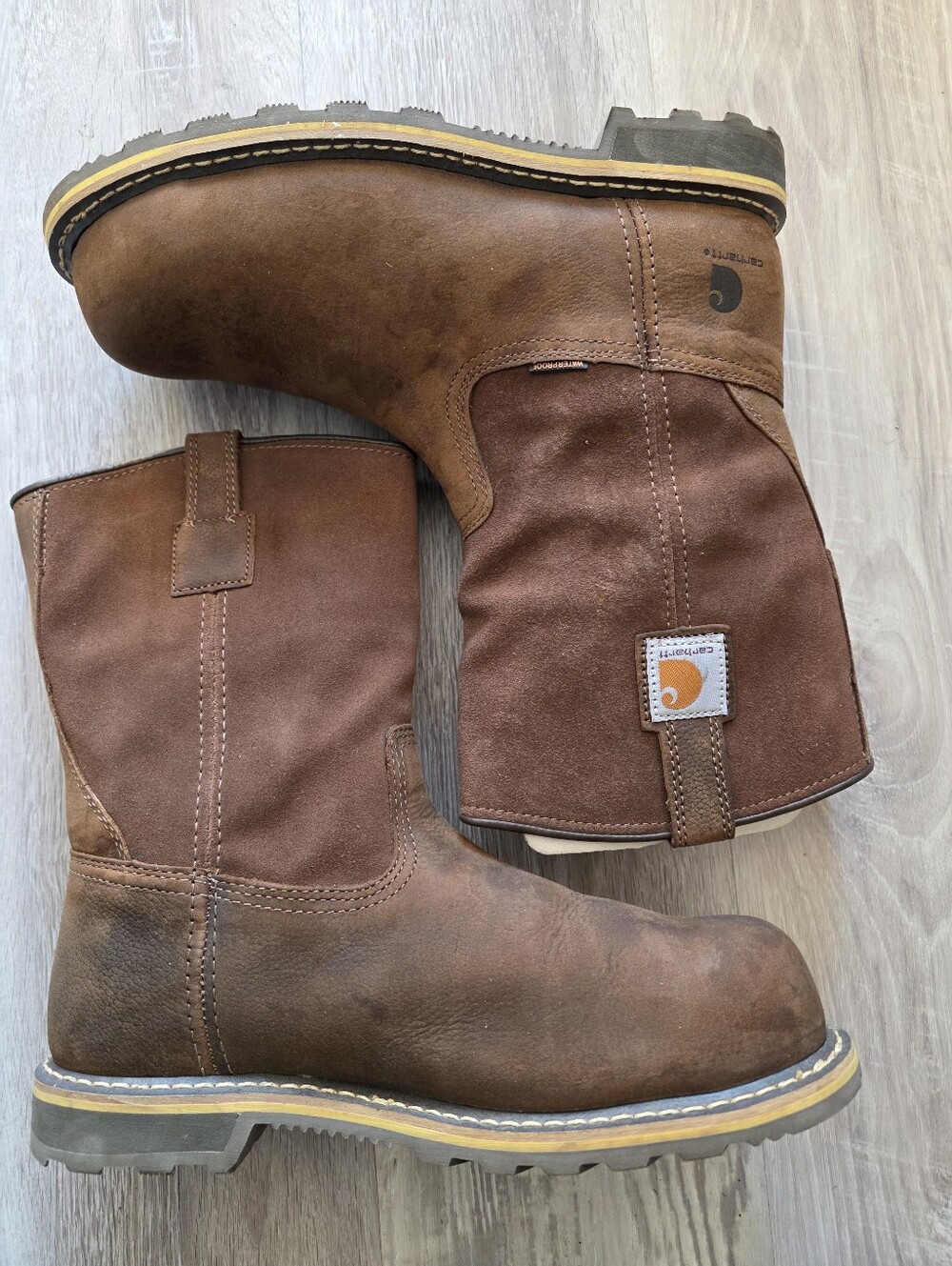 NWOB Carhartt 10-Inch Nano Composite Toe Pull On Boot Size 10.5M